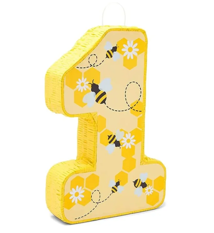  First Birthday Party Number 1 Pinata for Kids Mini Digital Pinata Wild One Pinata Decoration