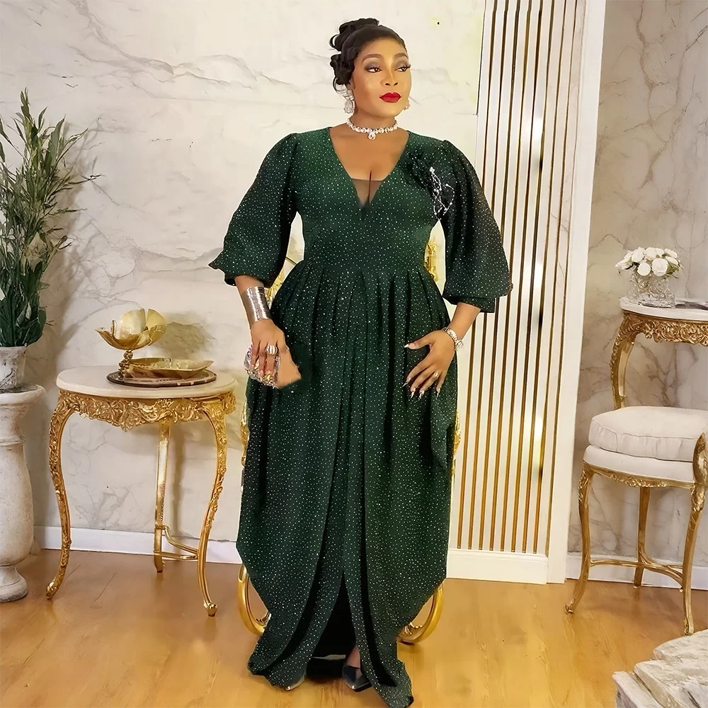 Plus Size African Party Dresses for Women 2026 New Fashion Ankara Wedding Evening  Gown Elegant Turkey Muslim Maxi Dress| Alibaba.com