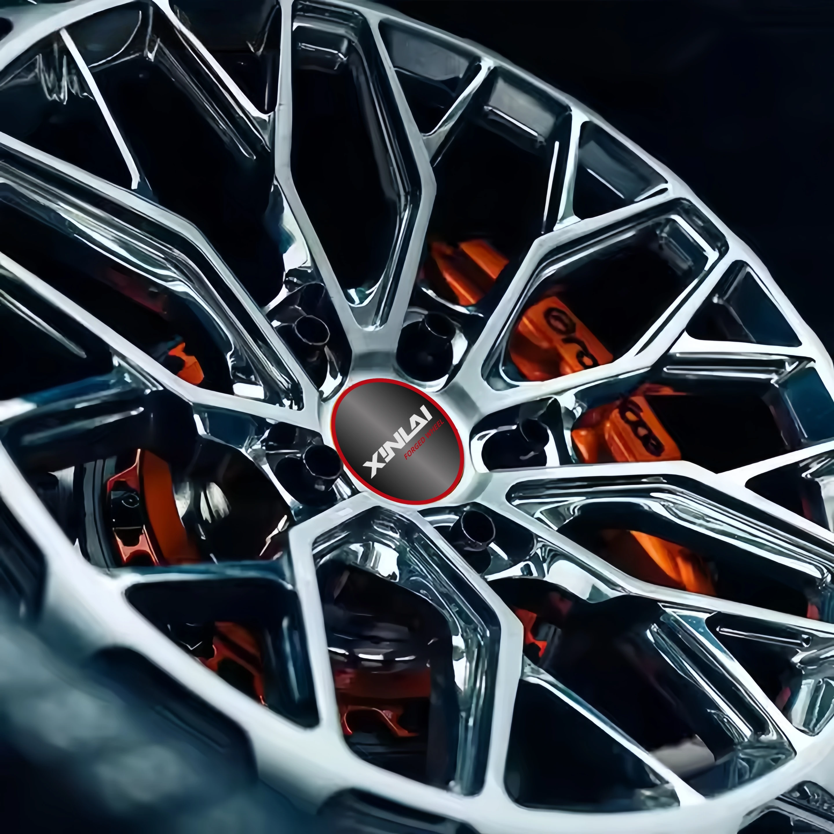 XINLAI Luxury Deep Dish Custom 5x114.3 5x130 5x120 5x11218 19 20 22 24 26 Inch Forged Alloy Car Carbon Fiber Rim Wheel Rims - Image 2