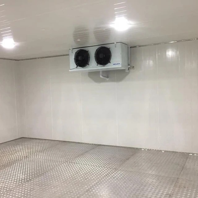 Fish/Meat Cold Storage Room Evaporators Low Temperature Refrigeration Unit 220V Voltage 150mm 120mm Panel Thickness Cold Room