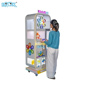 Automatic Windmill Out Metal Coin Operated Arcade Cut The Rope Prize Machine Scissors Game Machine