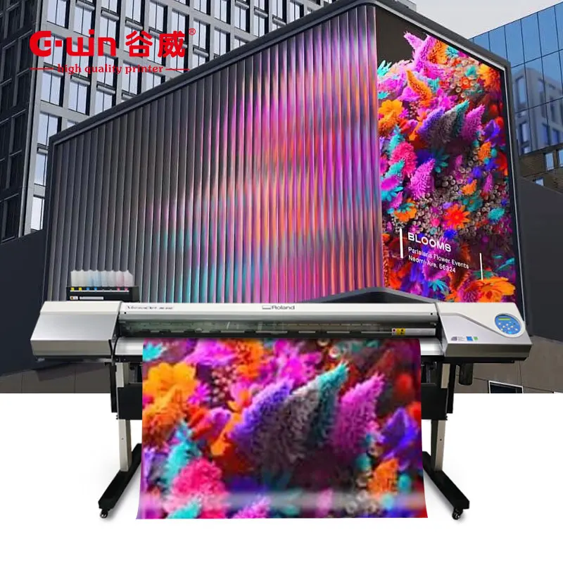 Secondhand Roland Used RE640 Solvent Printing Machine Car Wrap Eco Solvente Roland Canvas Printer on Sale