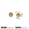 gold Irregular-shaped beads-6