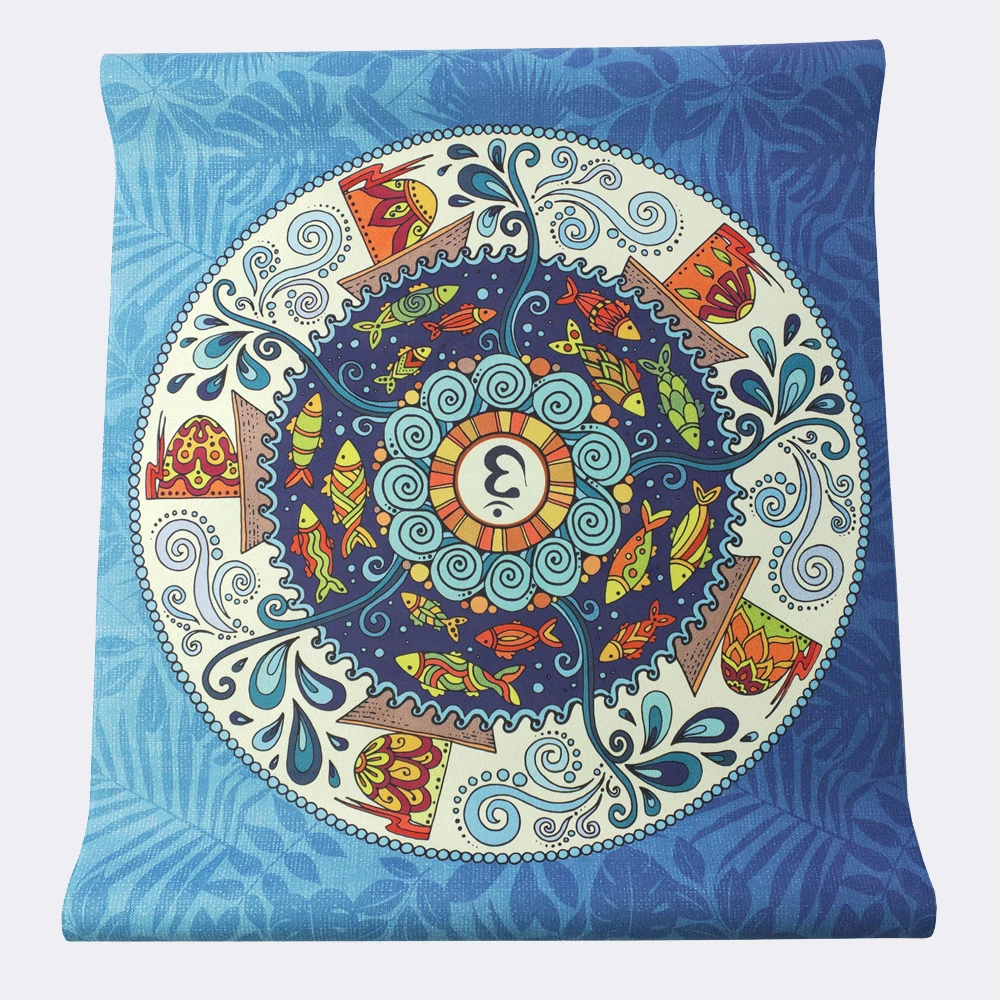 183X61 см 1 мм экологичный 100% натуральный Коврик для йоги дорожный резиновый Сверхтонкий Коврик для йоги складной с сумкой для переноски