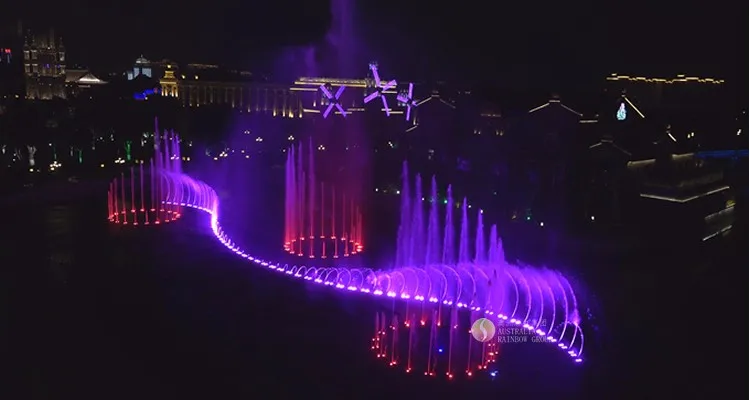 Customized Watershow Project High Quality Dancing Water Musical Fountain Equipment