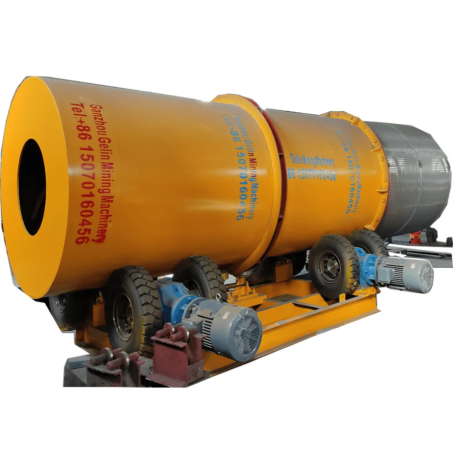 Best Mining Machine Rotary Drum Scrubber to Washing Sand Gravels with Sticky Clay