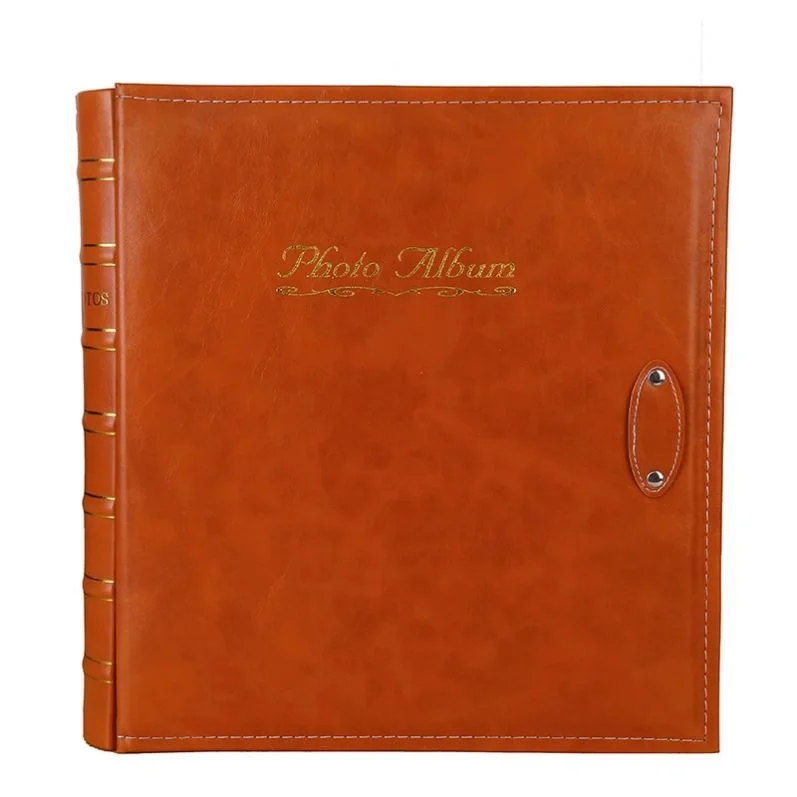 Оптовая продажа, Обложка из искусственной кожи в стиле ретро, семейный альбом большой вместимости, альбом для скрапбукинга