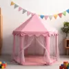 Tenda esagonale rosa