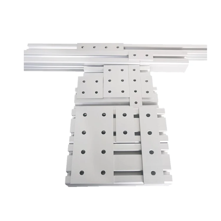 Industrial Aluminum Profiles, Long/square Aluminum Connecting Plates, Reinforced Fasteners, Connecting Aluminum Plates manufacture