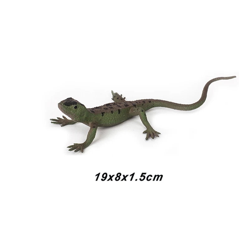 2023 New Arrival Plastic Small Plush Toys  Rubber Stretchy Sticky Lizard Toy