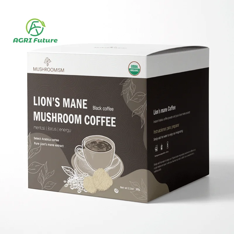 Oem Private Label Healthy Lions Mane Mushroom Coffee Weight Loss