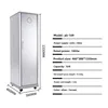 Elegante bianco a doppio strato premium da 169 litri