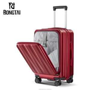 20/24/28 Inches PC Hardshell Carry-On Suitcase with Front Open Travel Luggage Trolley Bags Suitcase Wheels