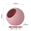Bird food bowl-spherical-pink