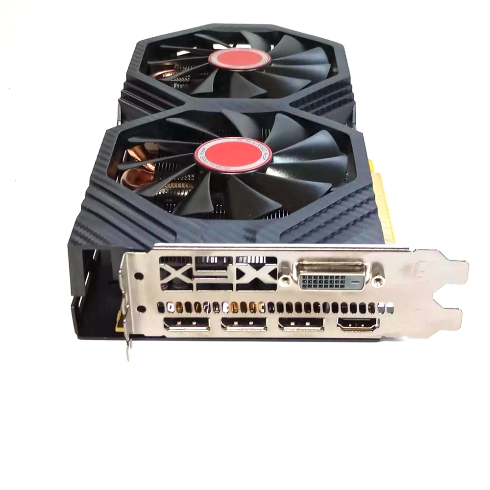 Display Port Rx 580 Vga XFX Radeon 580 Video Graphics Card 8GB