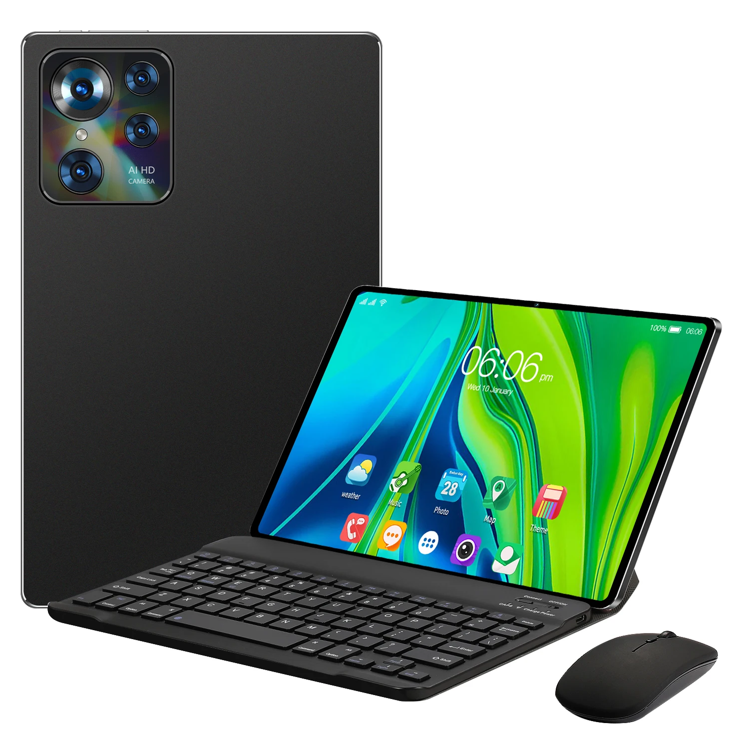 PC/タブレット タブレットPCキーボード付きOEM PAD 8 MAX 10.1インチMTK6762