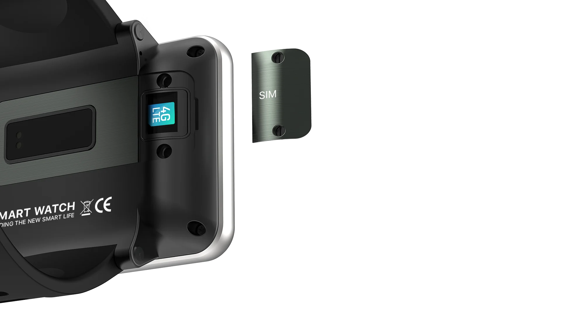 2.86 Inch Full Touch Big Screen Waterproof 4g Android Smartwatch