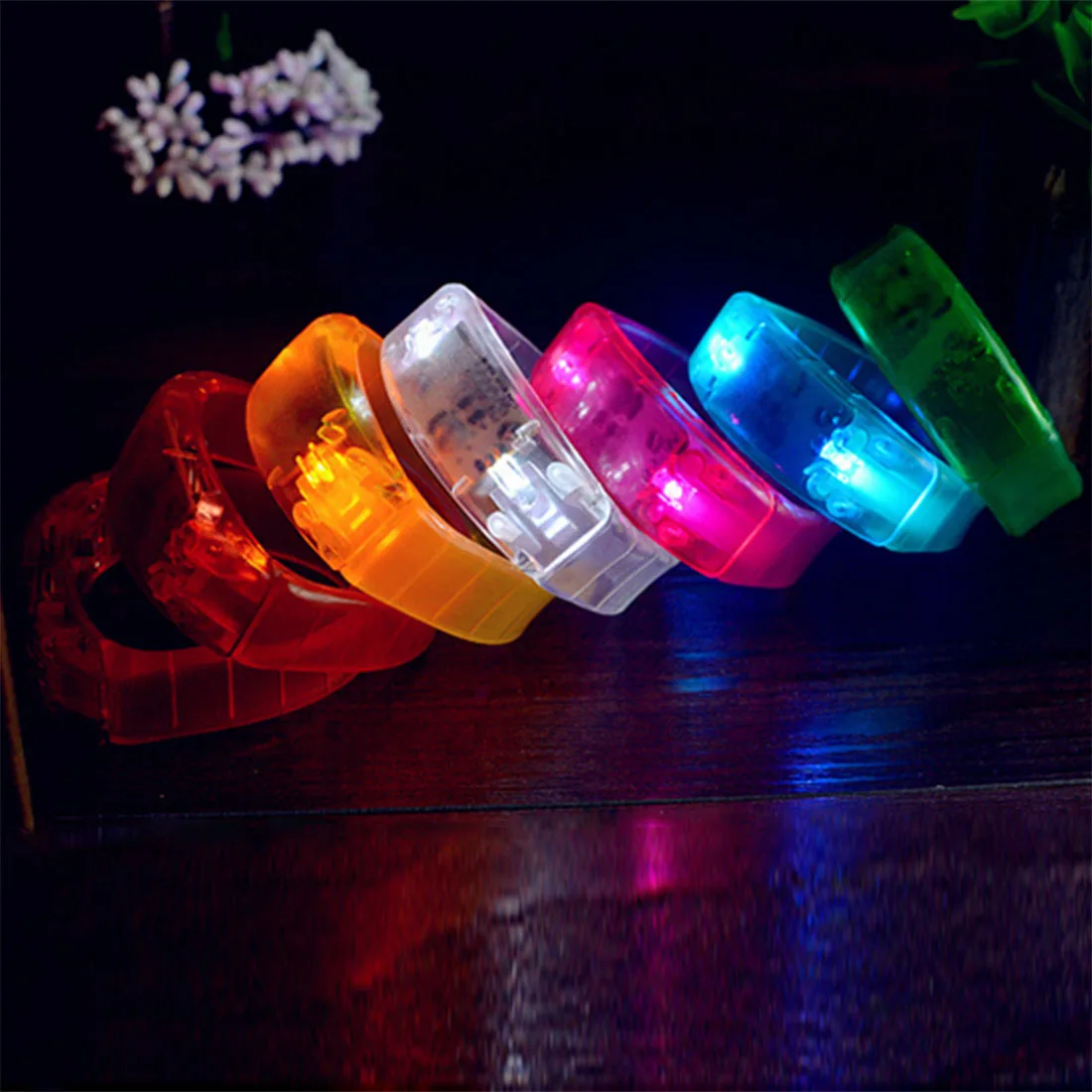 24 Pcs Flashing LED Bracelets Light Up Glow Bracelet India | Ubuy