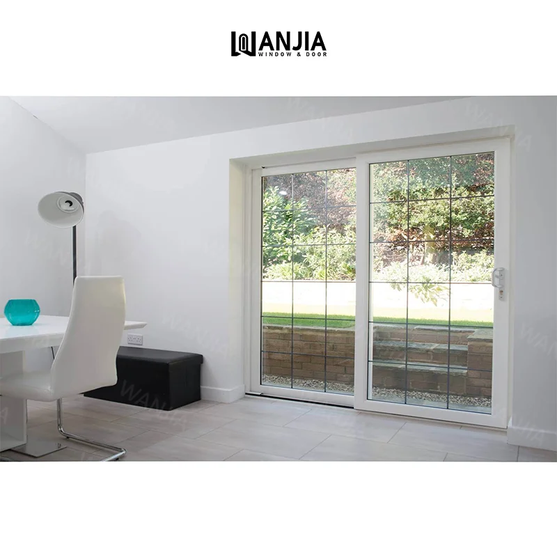 Minimalist Design Upvc Door External Sliding Door Plastic Pvc Sliding Glass Doors