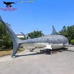 Customized Life-Size Robot Shark Model Kids' Animatronic Marine Animal Metal School Occasion Simulation Direct From Manufacturer