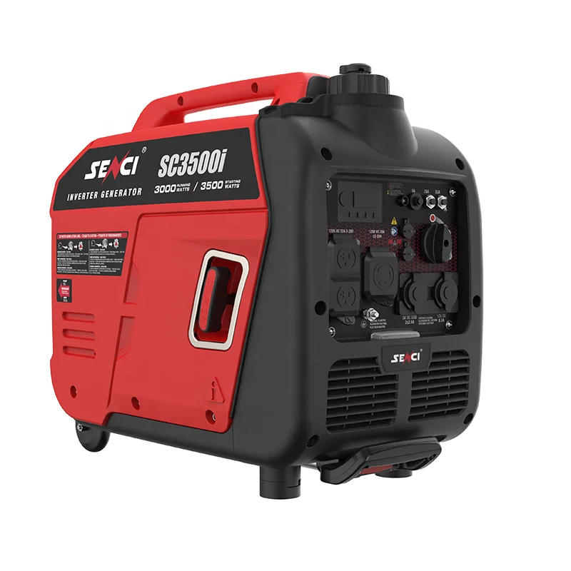 Senci Petrol Portable Inverter Generator 3000w Silent Gasoline Generator 3500 Watt Light Weight for Home Camping