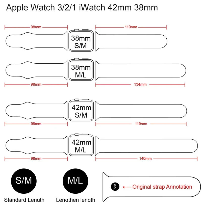 product luxury soft silicone sport smart watch bands solid color casual band for iwatch 38mm 40mm 41mm 42mm 44mm 45mm 49mm compatibility-10
