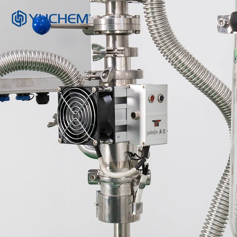 Industrial Short Range Molecular Distillers Separation Purification Glass Molecular Distillation
