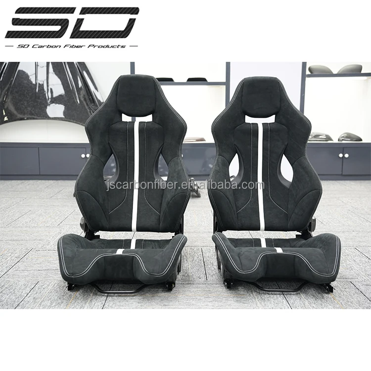 SD Carbon Fiber Car Seats Racing Car Seats Interior Carbon Parts For Ferrari 488 Gtb Pista F8 296