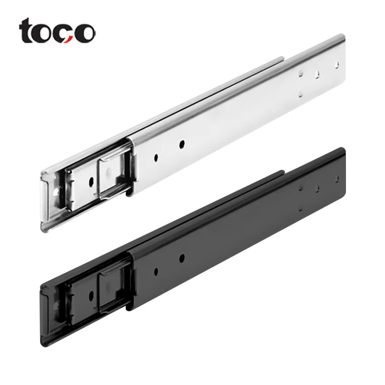Toco Desk Drawer File Rails d Series Drawer Slide Copper Telescopic Slide Rail Concealed Telescopic Rail