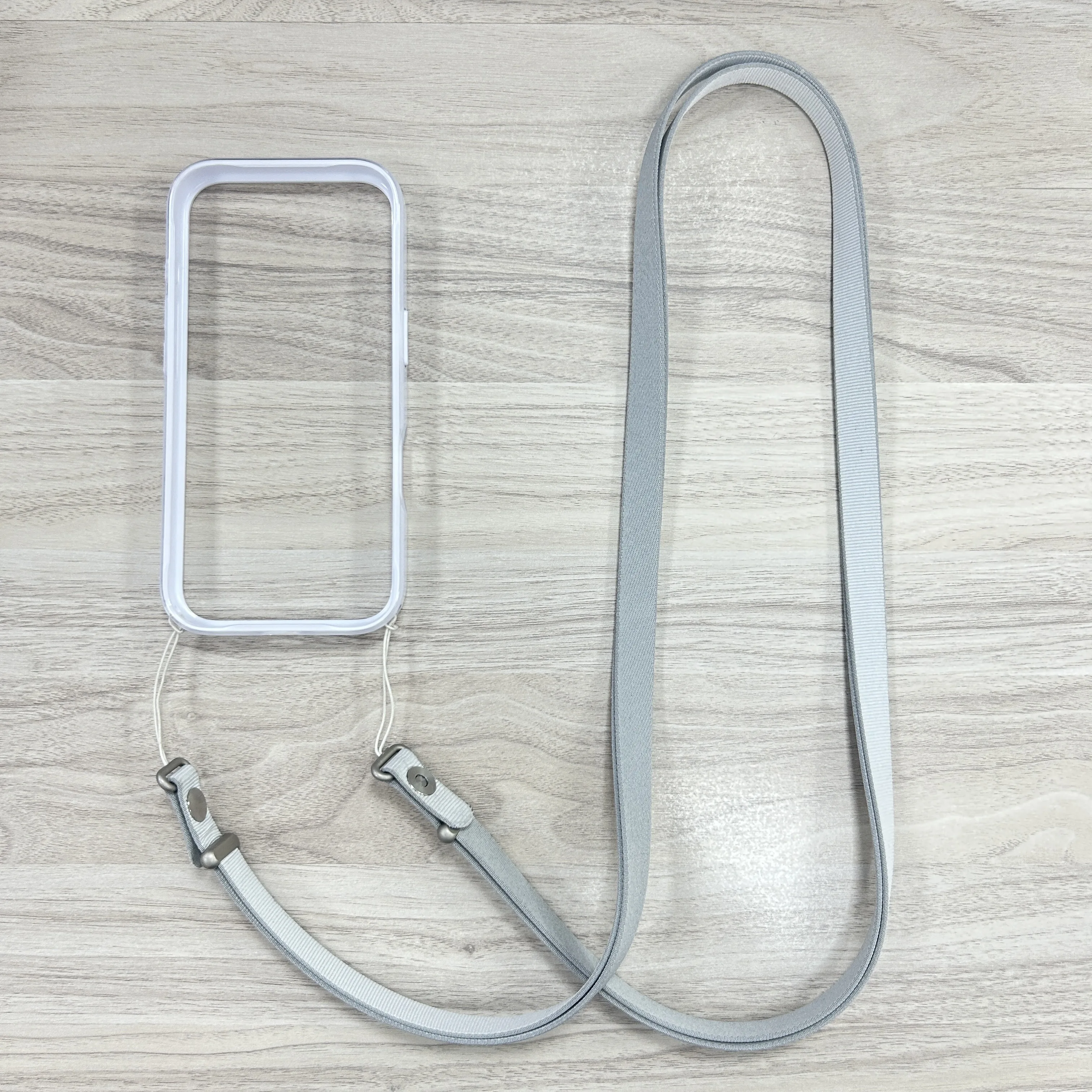 2025 Laudtec Phone Frame Air Bumper Voor Cover for iPhone 17 Air Pro Max with Holes for Cross Body Strap Lanyard