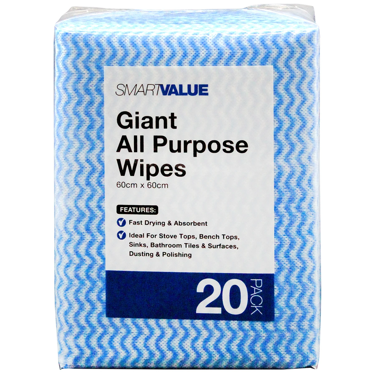 70% Viscose Super Absorbent Multipurpose Nonwoven Heavy Duty Chux Blue Perforated Dry Wipes Roll Reusable Kitchen Cleaning Cloth