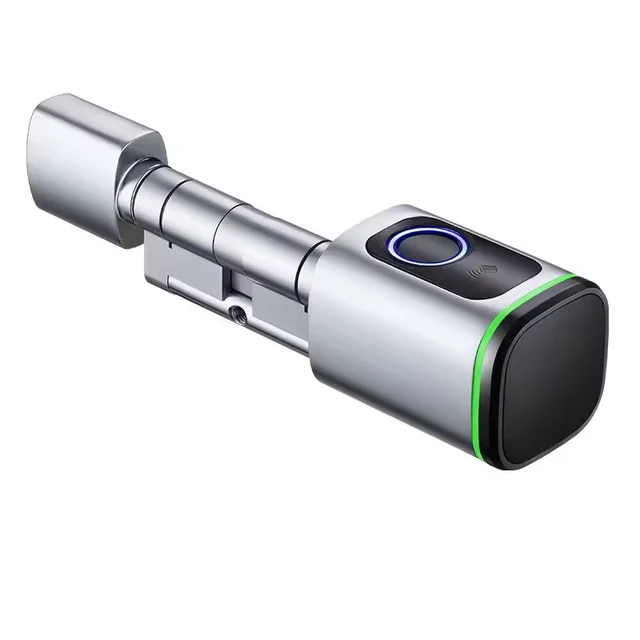 NHL1F Smart Biometric Fingerprint Cylinder Lock Keyless Door Lock with TTLock or Tuya