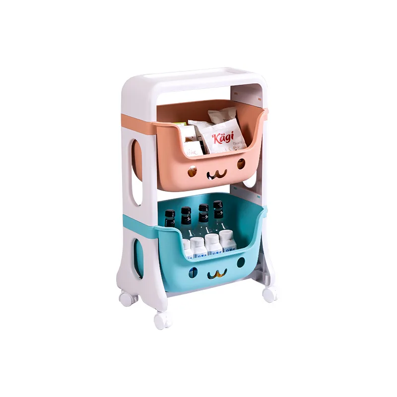 Multi-layer Small Trolley Storage Rack, Bedroom Multi-layer