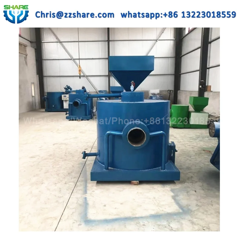 Самодельная горелка для производства древесных гранул из