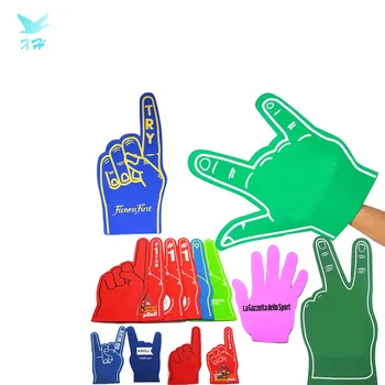 Custom Printed EVA Foam Finger Hand Peace Sign Finger