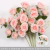 Jade pink 3-head cream rose