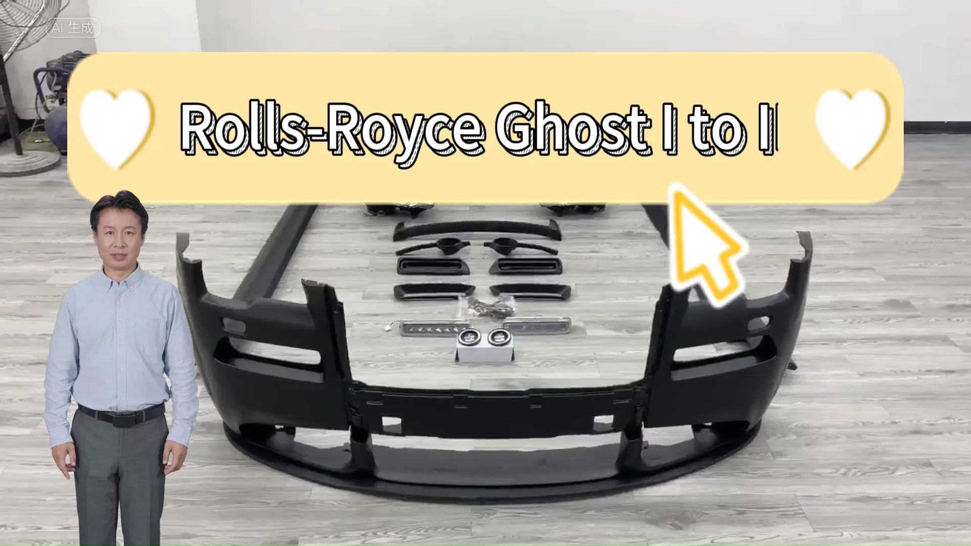 Auto Body Systems Body Kit Parts Car Front Port Bumper For Rollsroyce