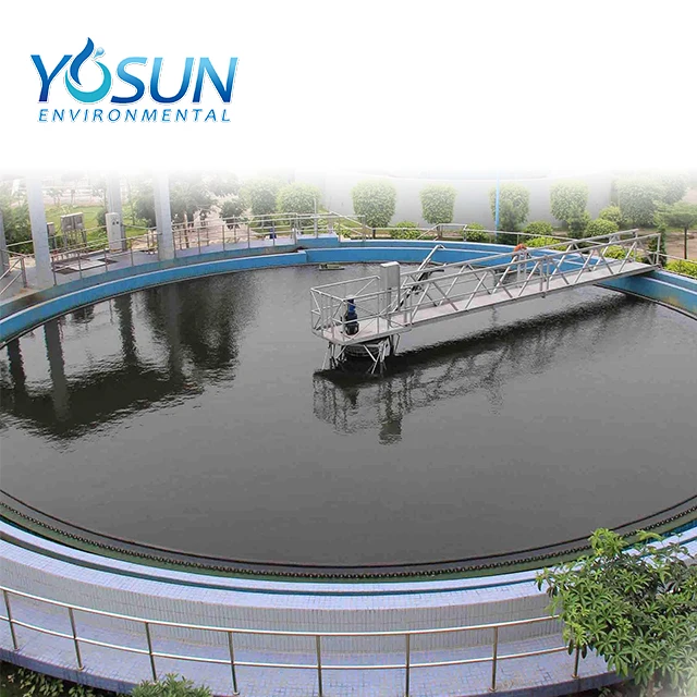 Half Bridge Sludge Scraper Thickener Tank Price Water Clarifier for Engineering Wastewater Treatment Solid Liquid Separator