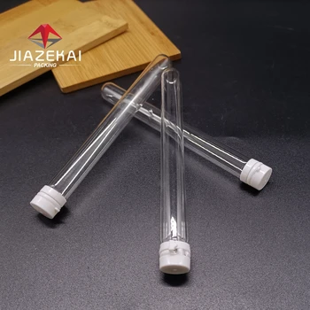 Wholesale 9 ml Transparent Round-bottom Cosmetic Essence Liquid Glass Tube with Peel-off Cap