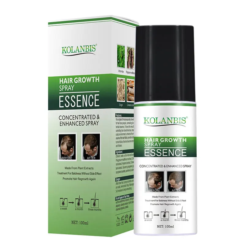 
 KOLANBIS, оптовая продажа, масло для восстановления роста волос при облысении, Лучший спрей для быстрого роста волос, лечение выпадения волос  