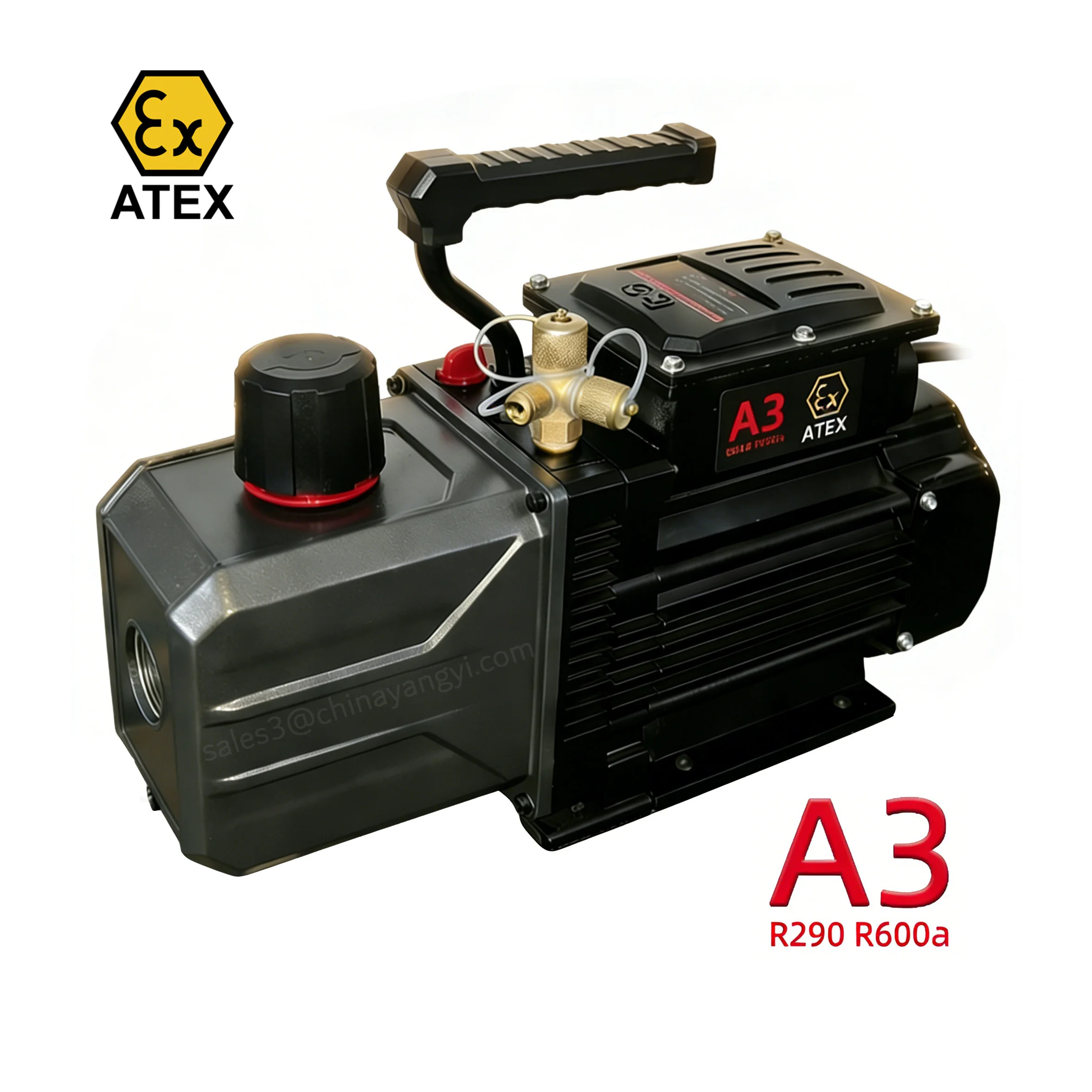 Factory OEM Portable Two Stage Piston Vacuum Pump Ammonia Gas A3