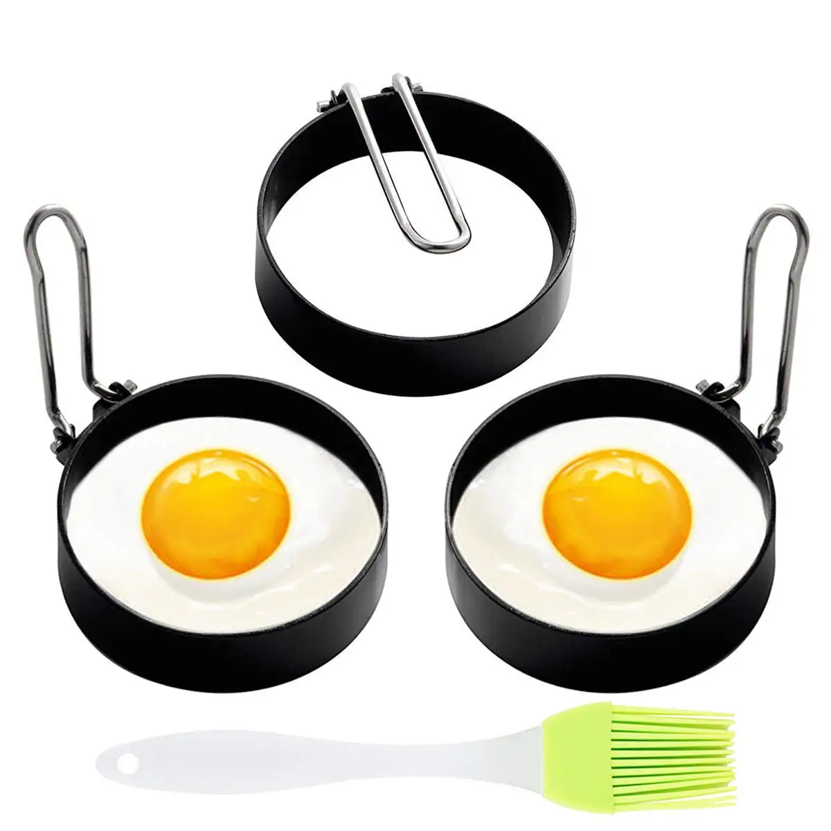 Stainless Steel Egg Pancake Mold And Cooking Ring Circle