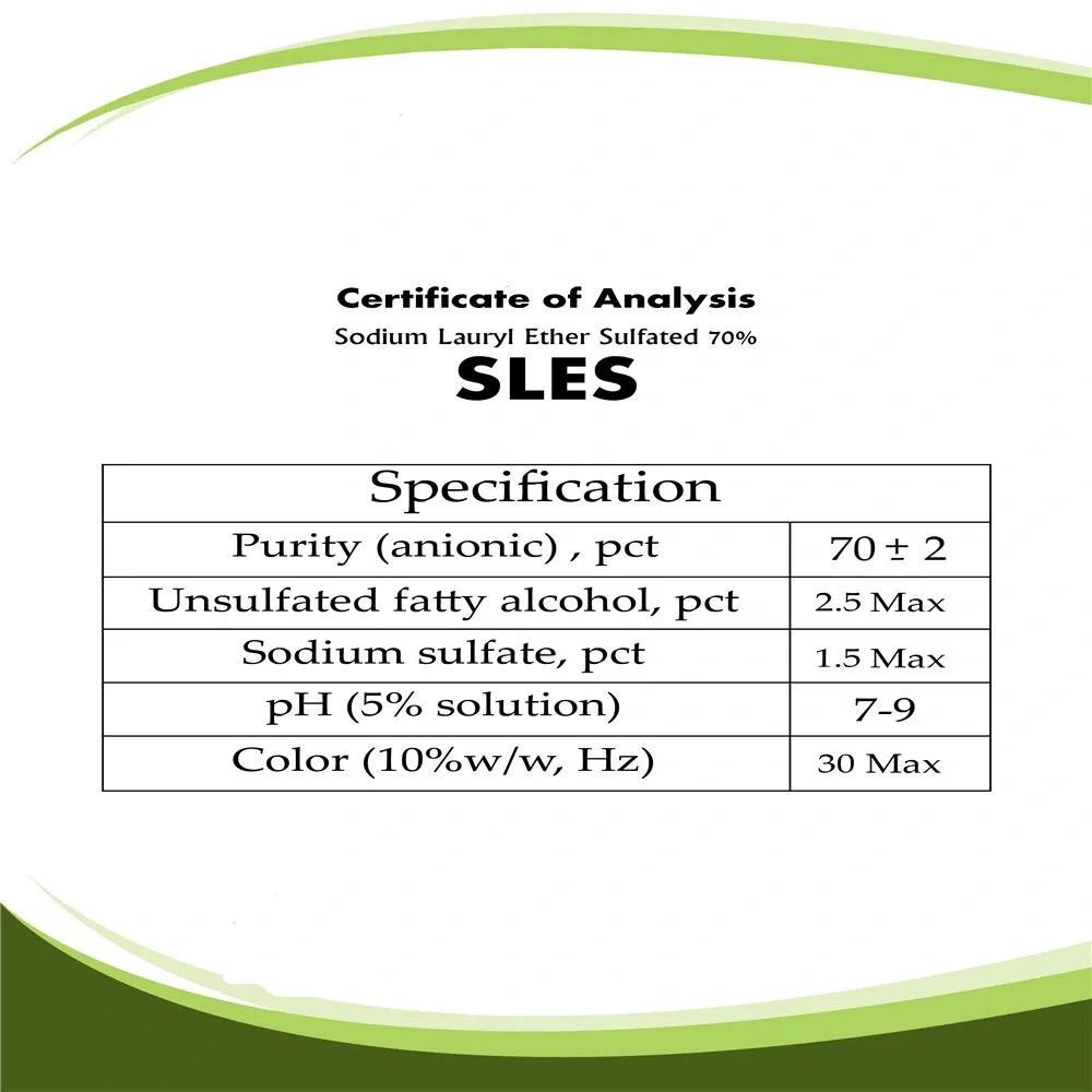 Shop Factory Supply Chemical High Purity Sodium Lauryl Ether Sulfate SLES 70% Detergent Laureth Sodium Lauryl Ether Sulphate SLES-Detailed Image 3