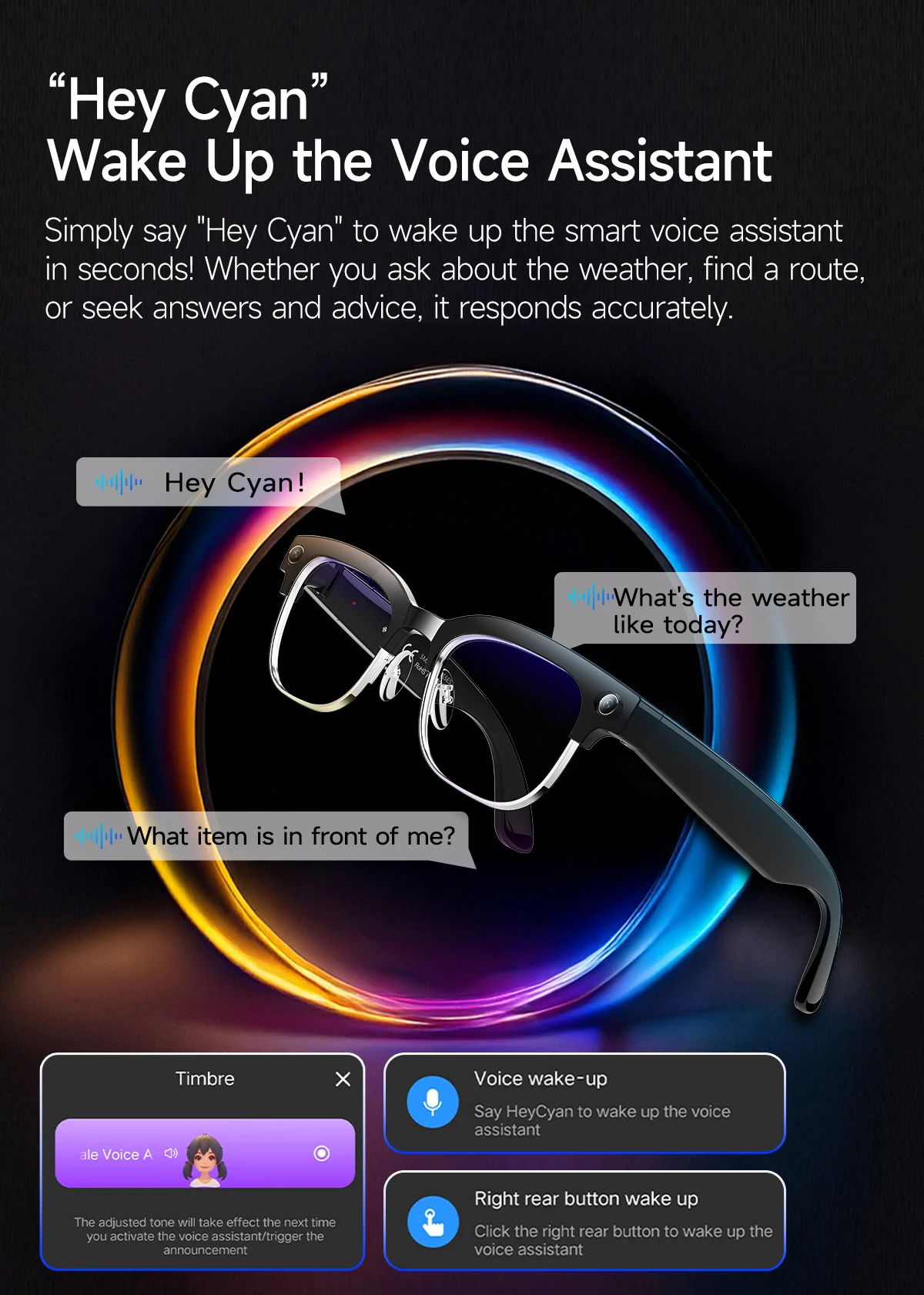 W630 AI Smart Translation Glasses Metal Half-Frame Sunglasses 8MP Camera Video Recording Wi-Fi Transfer Smart Wearable Headset