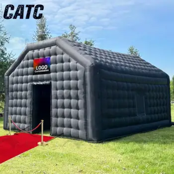 CATC Customized color Large Inflatable Nightclub Cube Tent House for Night Club Event Exhibition Wedding Party Use