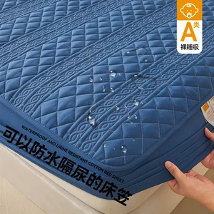 Waterproof Impermeable Fitted Waterproof  Mattress Protector Cover  Water Proof Bed Cover