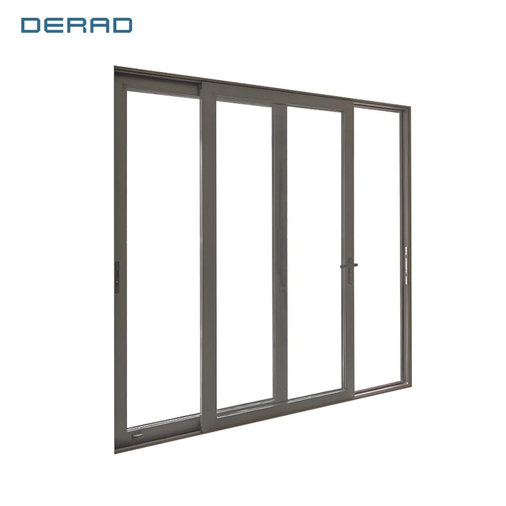 Interior Doors Office Hotel Custom Glass Door Aluminum Lift Sliding Door with Double Panes Tempered Glass details