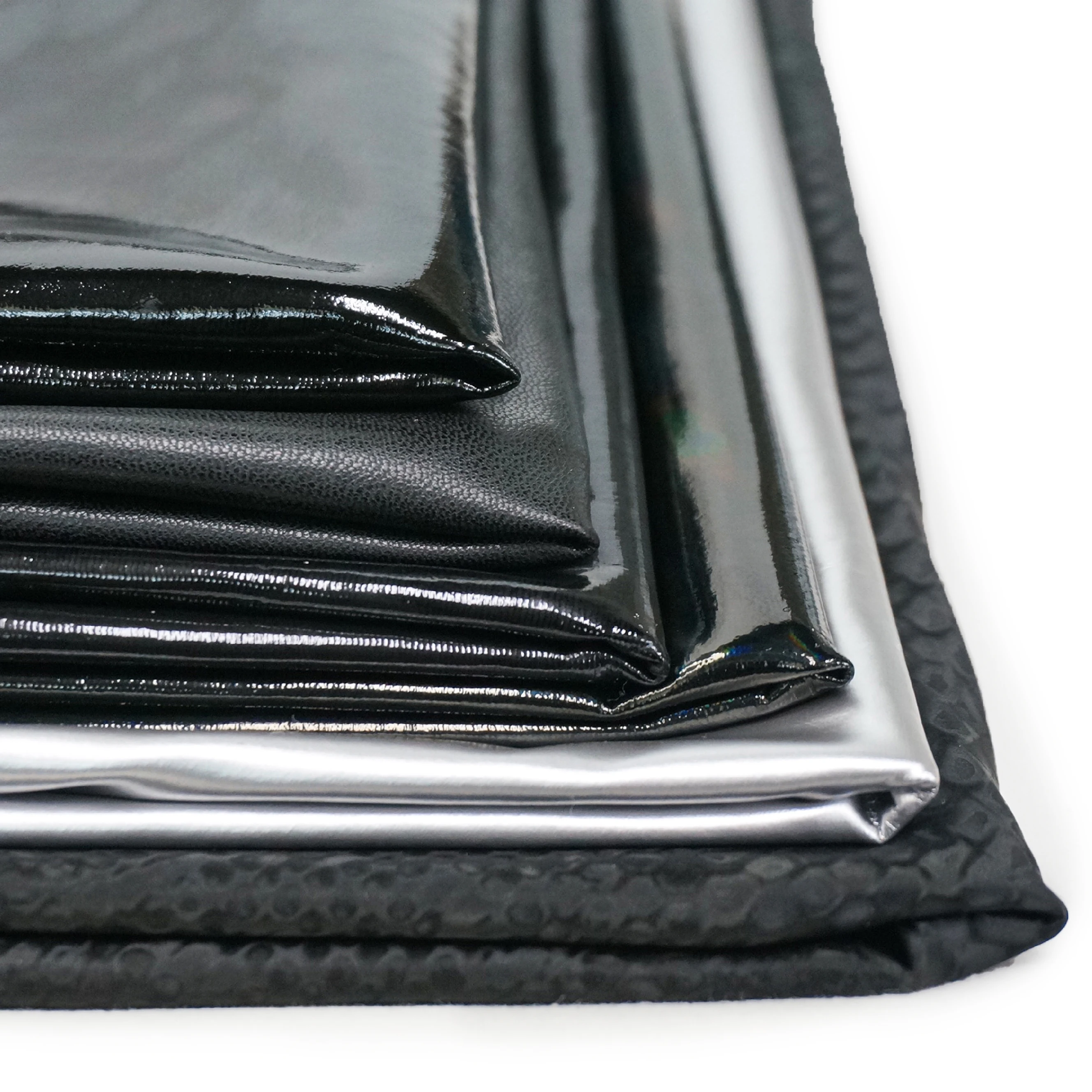 Cigno Leather Presents: Customizable Pattern Mirror/Matte Finish Glossy PU Faux Leather for Garment Manufacturing