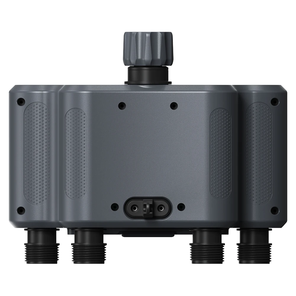 4 Zones Sprinkler Timer Programmable Water Timer 4 Outlet Water Timer for Garden Wateringr with Rain Delay Manual Watering