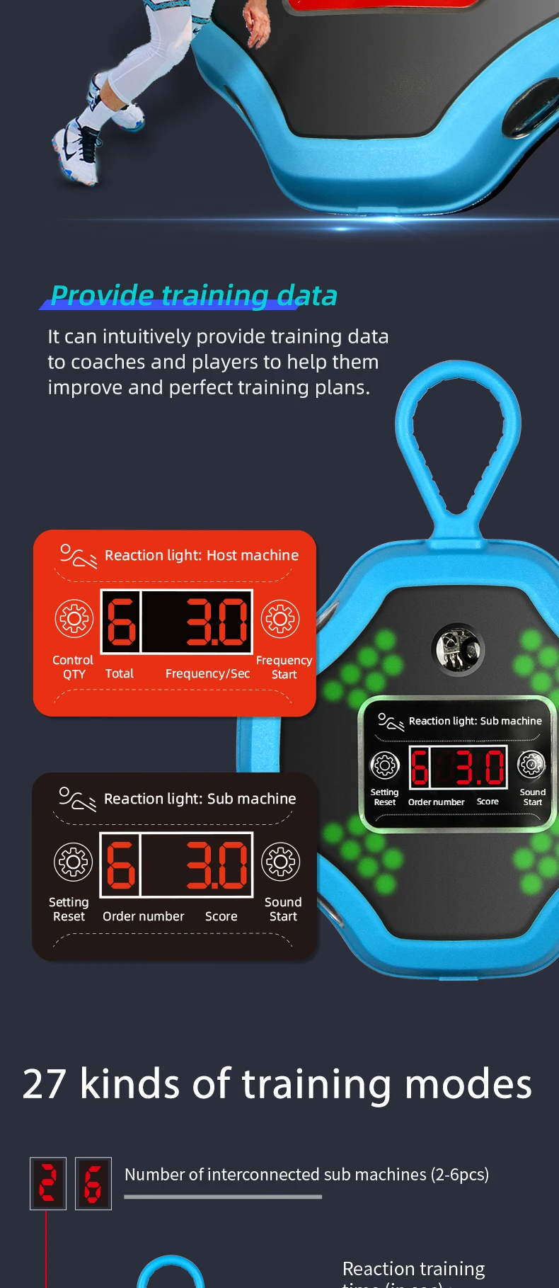 Online Reaction Light 6.0 Speed Flash Pods Boxing Fitness Reflex